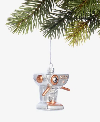 Holiday Lane Foodie Coffee Machine Ornament, Macy's Exclusive In Transparent