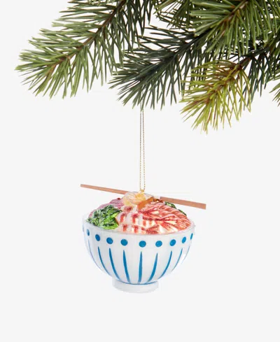 Holiday Lane Foodie Ramen Bowl Ornament, Macy's Exclusive In Transparent