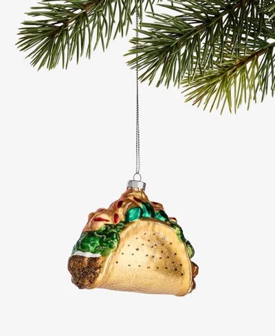 Holiday Lane Foodie Taco Ornament, Macy's Exclusive In Transparent