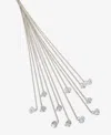 Holiday Lane Gilded Glamour Beaded Pick Ornament, Macy's Exclusive In Transparent
