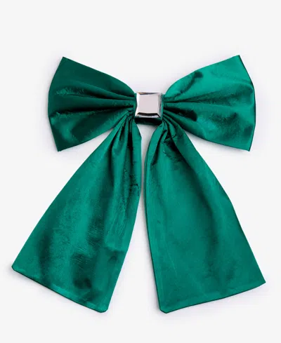 Holiday Lane Gilded Glamour Green Bow Clip Ornament, Macy's Exclusive