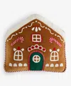 Holiday Lane Gingerbread House Decorative Pillow, 16" X 16", Exclusively For Macy's