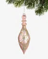 Holiday Lane Glass Finial Ornament, Macy's Exclusive In Transparent