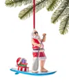 Holiday Lane Hawaii Santa On A Paddle Board Ornament, Exclusively At Macy's In No Color