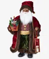 Holiday Lane Heritage African American Santa With Wine, Macy's Exclusive In Multi