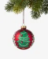 Holiday Lane Heritage Christmas Tree Ball Ornament, Macy's Exclusive In Transparent
