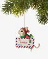 Holiday Lane Heritage Mouse Post Card Ornament, Macy's Exclusive In Transparent