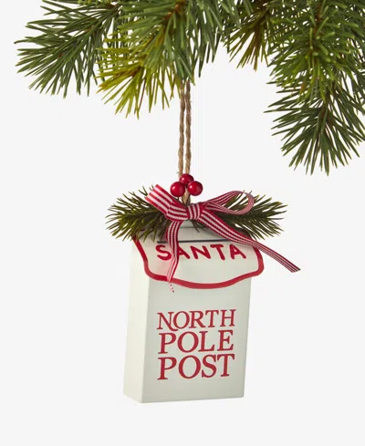 Holiday Lane Heritage North Pole Post Ornament, Macy's Exclusive In Multi