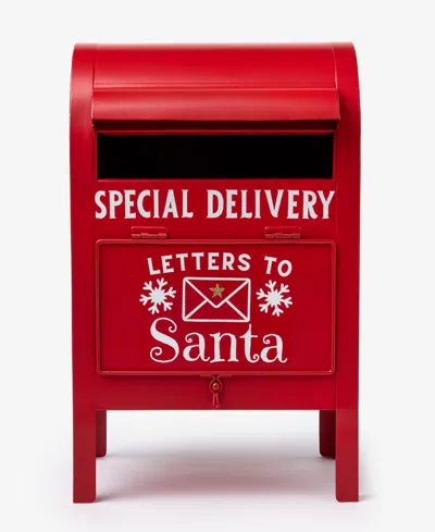 Holiday Lane Heritage Red Santa Letter Mailbox, Macy's Exclusive