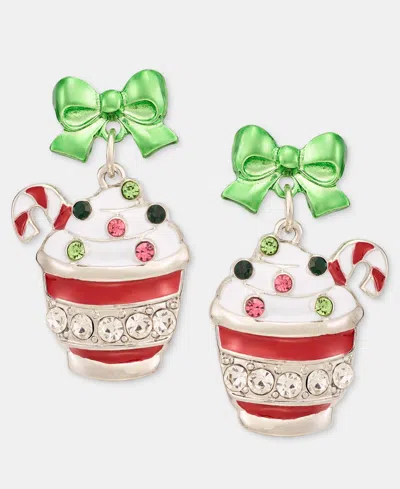 Holiday Lane Hot Chocolate Drop Earrings, Macy's Exclusive In Multi