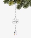 Holiday Lane Iced Delight Glass Pendant Ornament, Macy's Exclusive In Transparent