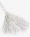 Holiday Lane Iced Delight Glitter Spray Pick Ornament, Macy's Exclusive In White