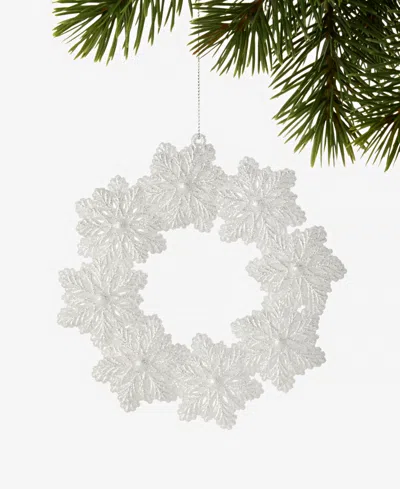 Holiday Lane Iced Delight Mini Wreath Ornament, Macy's Exclusive In No Color