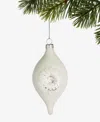 Holiday Lane Iced Delight White Reflector Finial Ornament, Macy's Exclusive In White