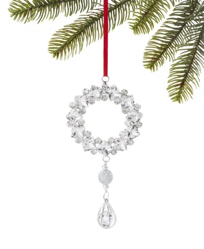Holiday Lane Jeweled Elegance Sparkling Wreath Ornament, Exclusively At Macy's In No Color
