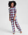 Holiday Lane Kids 2t-16 Merry Plaid Pajama Set, Macy's Exclusive In Multi