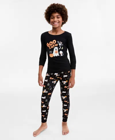 Holiday Lane Little & Big Kids Halloween Mix It Snug Fit Matching Family Pajamas Set, Created For Macy's In Halloween Party
