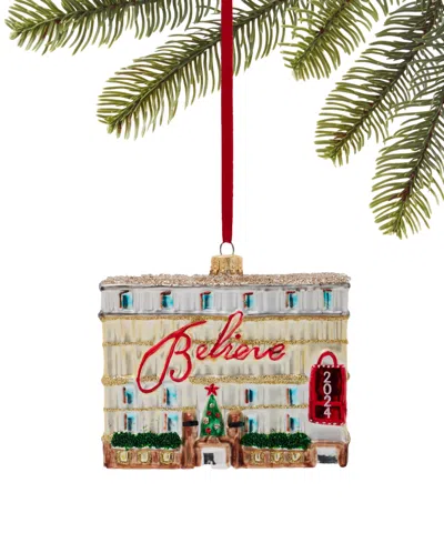 Holiday Lane Macy's Believe On A Storefront Ornament, Exclusively At Macy's In No Color