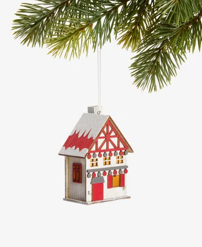 Holiday Lane Nordic Wonderland House Ornament, Macy's Exclusive In Transparent