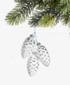 Holiday Lane Nordic Wonderland Pinecone Cluster Ornament, Macy's Exclusive In Transparent