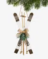 Holiday Lane Nordic Wonderland Skis Ornament, Macy's Exclusive In Multi