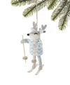 Holiday Lane Northern Lights Skiing Deer Ornament, Exclusively At Macy's In No Color