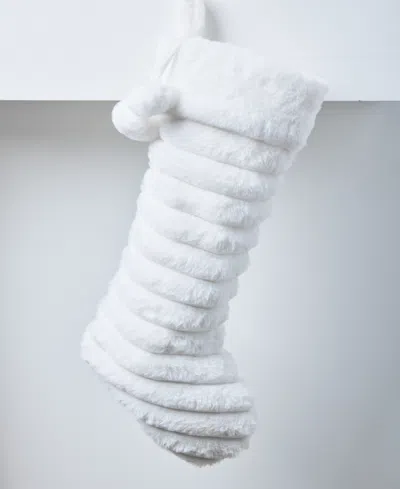 Holiday Lane Opulence Faux Fur Christmas Stocking, Macy's Exclusive In No Color