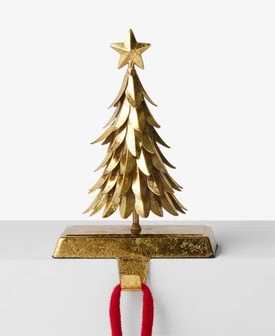 Holiday Lane Opulence Metal Gold Tree Shaped Stocking Holder, Macy's Exclusive In No Color