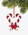 Holiday Lane Our First Christmas 2025 Candy Cane Heart Ornament, Macy's Exclusive In Transparent