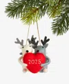 Holiday Lane Our First Christmas 2025 Deer Heart Ornament, Macy's Exclusive In Multi
