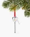 Holiday Lane Our First Home 2025 Heart Key Ornament, Macy's Exclusive In Green