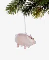 Holiday Lane Pastel Shine Pink Glitter Pig Ornament, Macy's Exclusive In Pink