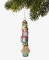 Holiday Lane Pastel Shine Rainbow Gift Box Stack Ornament, Macy's Exclusive In Transparent