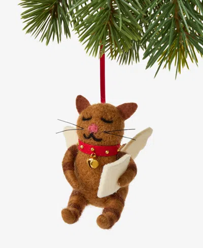 Holiday Lane Pets Angel Reading Cat Ornament, Macy's Exclusive In No Color