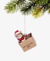 Holiday Lane Pets Cat In Box Ornament, Macy's Exclusive In Transparent