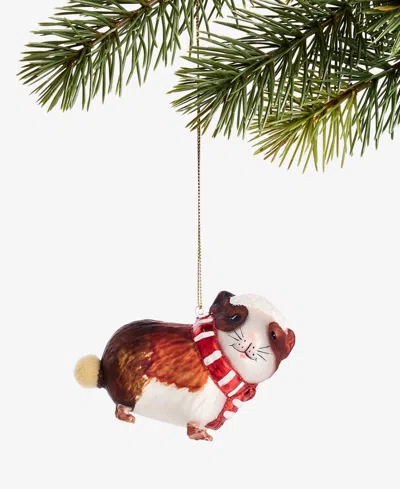 Holiday Lane Pets Guinea Pig Ornament, Macy's Exclusive In Transparent