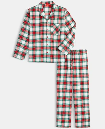Holiday Lane Women's Merry Plaid Cotton Pajama Set, Macy's Exclusive In Multi