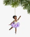 Holiday Lane Purple Ballerina Ornament, Macy's Exclusive In Transparent