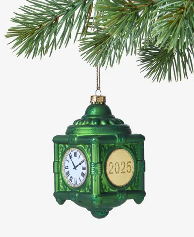 Holiday Lane Regional Green Clock Ornament, Macy's Exclusive