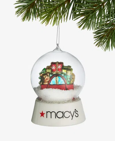 Holiday Lane Regional Macy's Gift Bag Snow Globe Ornament, Macy's Exclusive In Multi