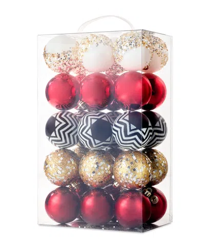 Holiday Lane Royal Holiday Multi-finish Ornaments, Set Of 30, Exclusively At Macy's In No Color