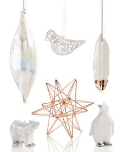 Holiday Lane Snowdaze Ornament Collection Created For Macys In No Color