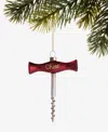 Holiday Lane Spirits Glass Bottle Opener Ornament, Macy's Exclusive In Red