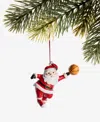 Holiday Lane Sports Basketball Santa Ornament, Macy's Exclusive In Transparent
