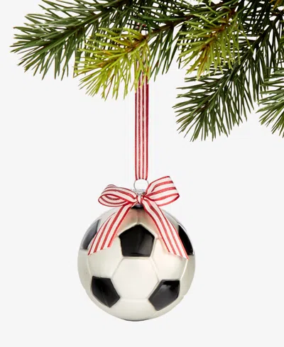 Holiday Lane Sports Soccer Ball Ornament, Macy's Exclusive In Transparent