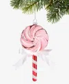 Holiday Lane Sugar Plum Bow-trim Lollypop Ornament, Macy's Exclusive In Transparent