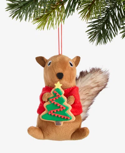 Holiday Lane Tiny Tidings Fabric Chipmunk Ornament, Macy's Exclusive In Multi