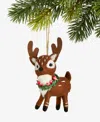 Holiday Lane Tiny Tidings Fabric Deer Ornament, Macy's Exclusive In Transparent