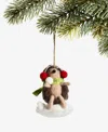Holiday Lane Tiny Tidings Wool Hedgehog Ornament, Macy's Exclusive In Multi