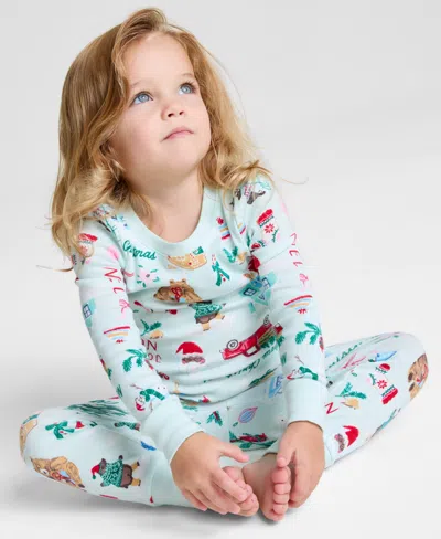 Holiday Lane Babies' Toddler 12m-4t Winter Holiday Snug-fit Pajama Set, Macy's Exclusive In Multi